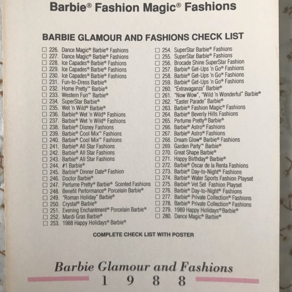 Vintage ✨ Barbie Doll Trading Cards - 1991 ✨ (almost a...